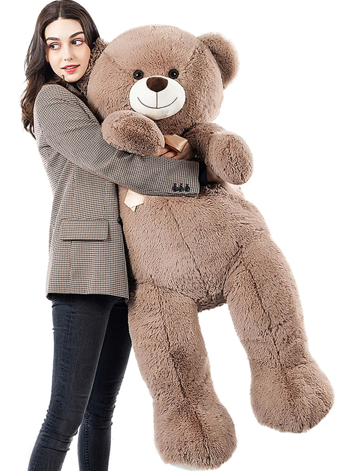 Giant Teddy Bear 51'' Stuffed Animal Soft Big Teddy Bear Plush Toy