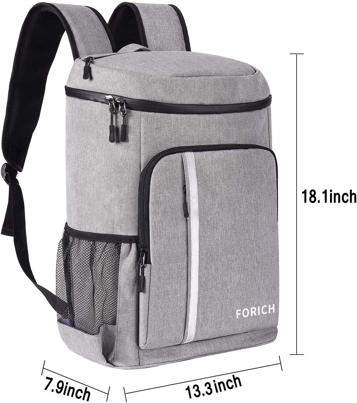 Ultimate Leakproof Insulated Backpack Cooler - Lightweight & Waterproof for Beach, Picnics, Camping & Hiking - Holds 30 Cans