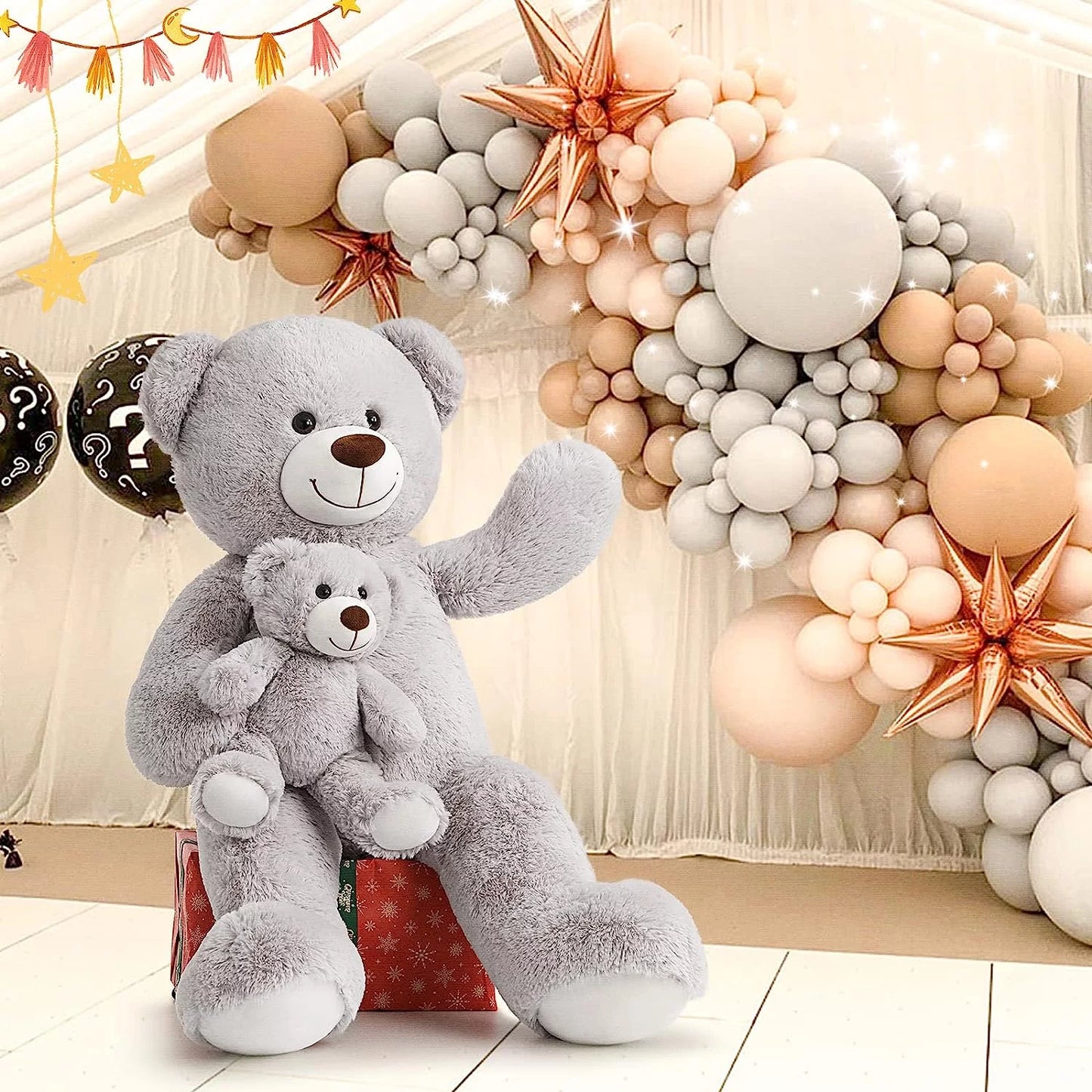 Mommy and Baby Giant Teddy Bear 39" Bear Stuffed Animal Plush Toy